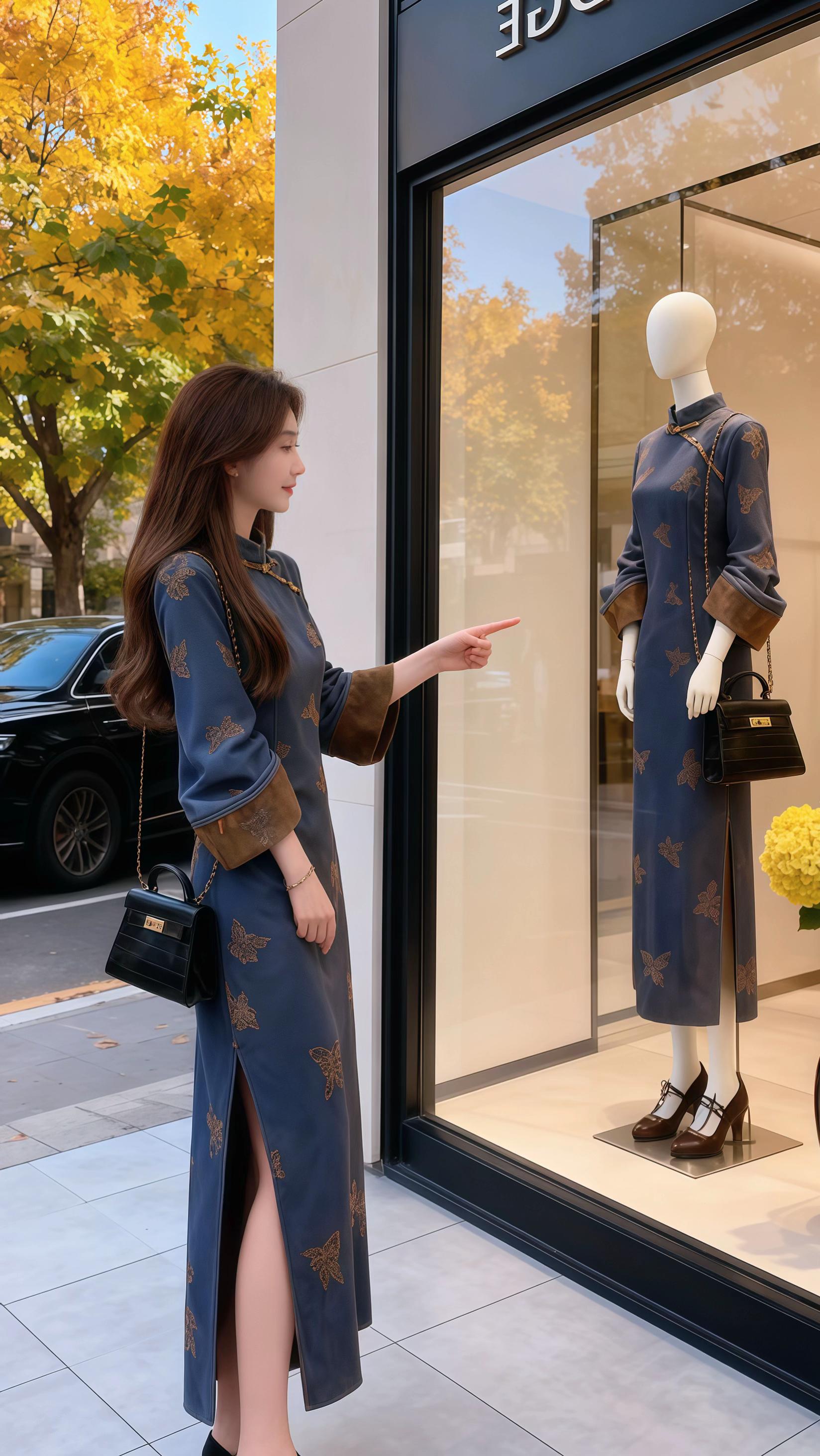 国风古韵 复古穿搭 时髦穿搭 改良旗袍 潮流时尚穿搭