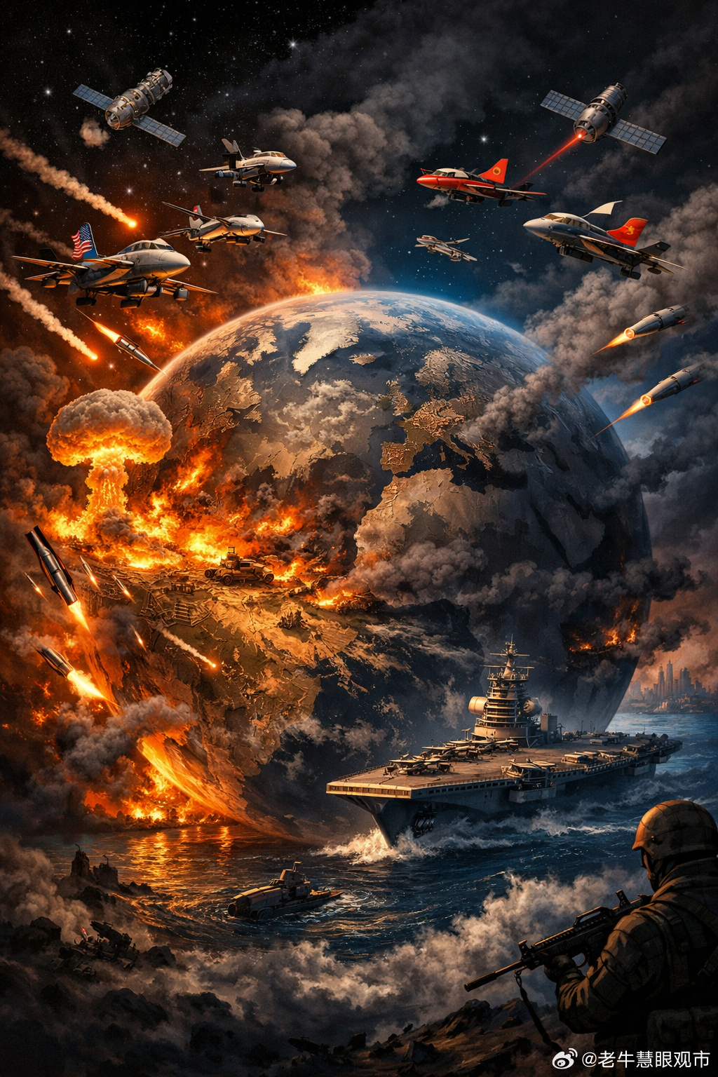 世界大战，也许已经不是预言，而是正在展开的现实桥水基金创始人达利欧最近抛出了一篇