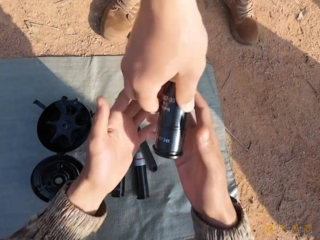 DFS87式（35x32mm SR）杀伤榴弹啥时候开始在弹头做色环标识的？以前就