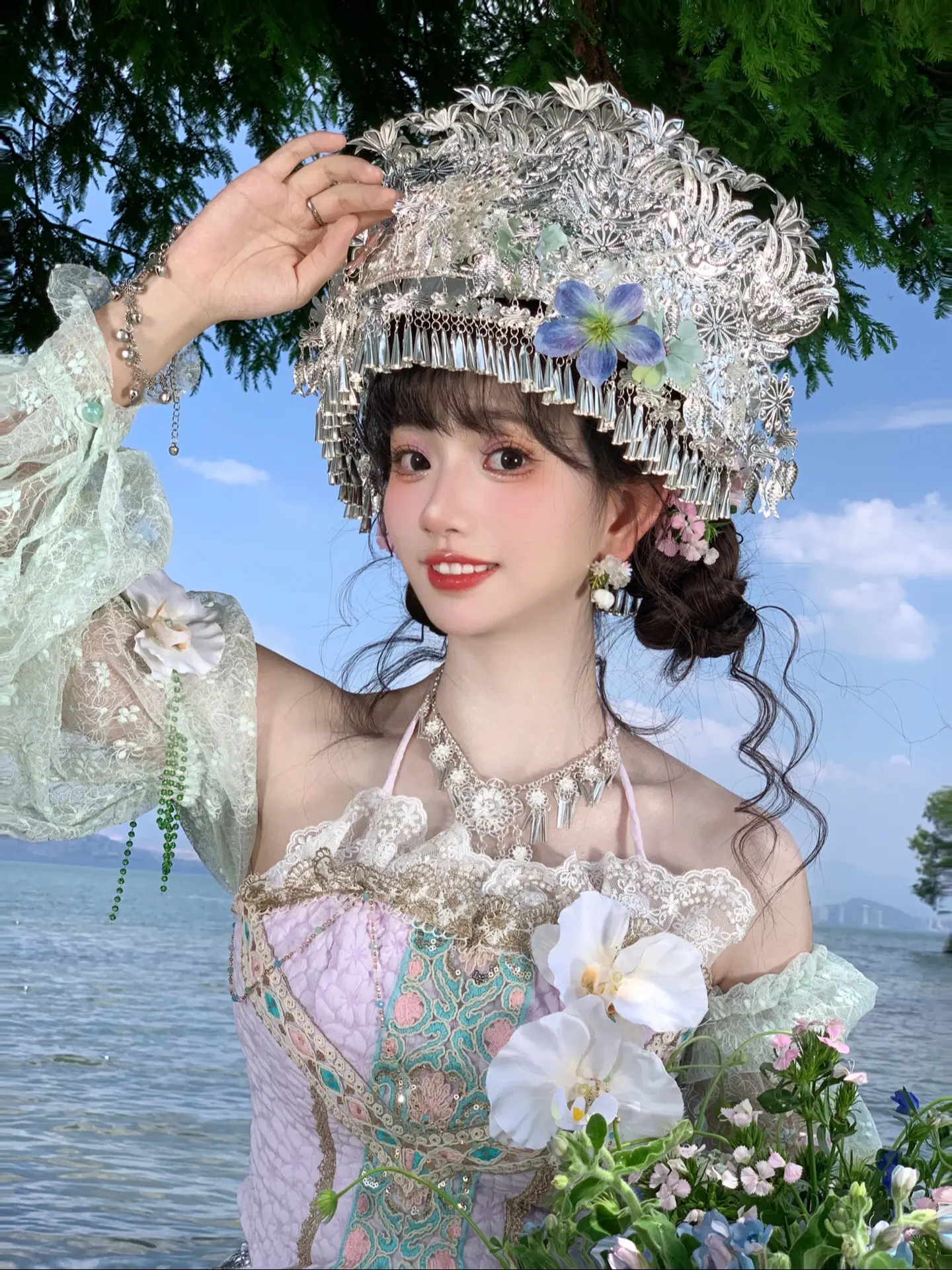 “不敢相信 在大理三位数拍到了初恋感苗疆少女”
