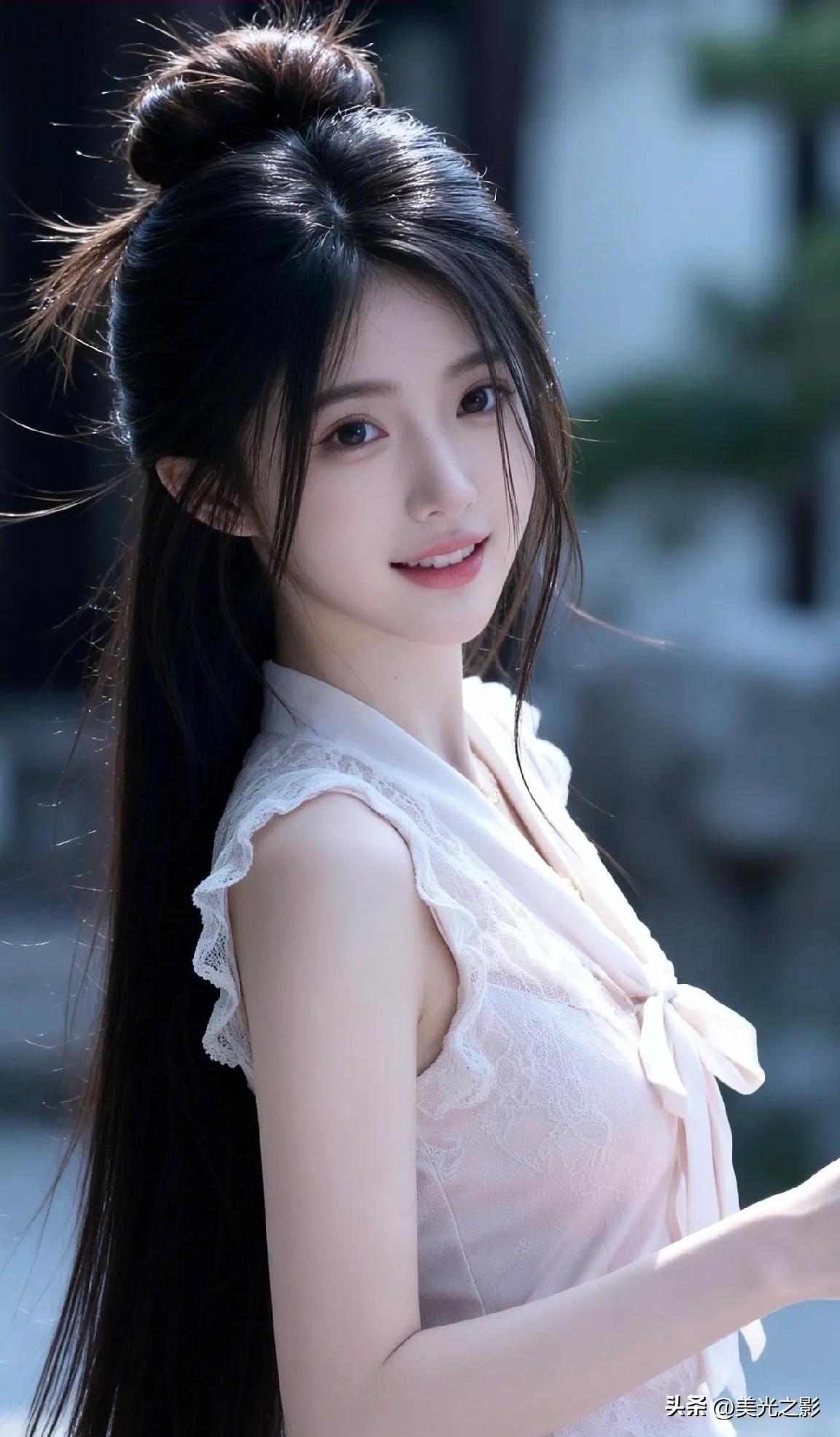 光之影&AI
温柔少女风，白衣飘飘，宛如仙子降临