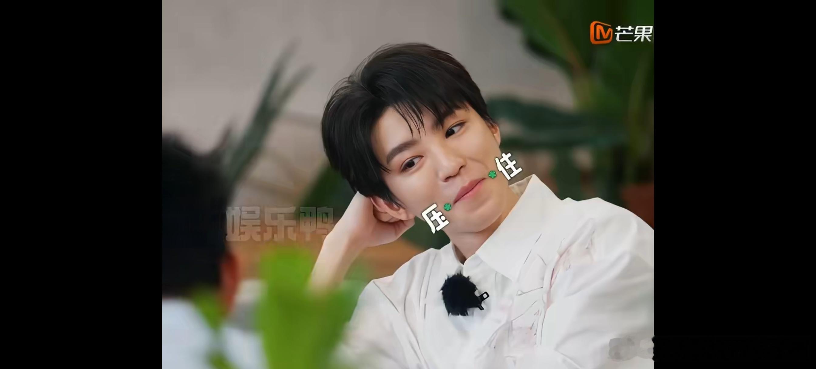 王俊凯不吃压力因为压力给到黄晓明 王俊凯不小心定高了KPI，见黄晓明崩溃，就笑着