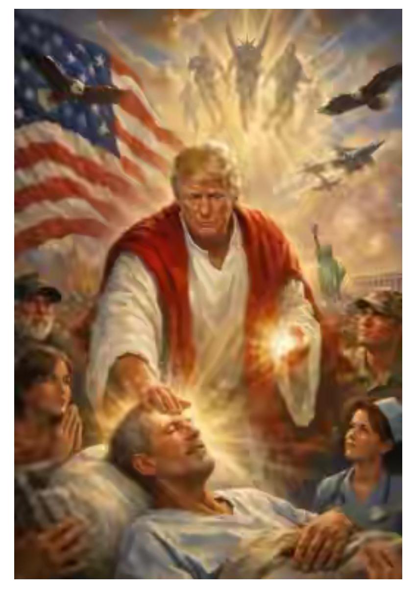 老特摸了摸他头，对着周围人说“他病的不轻，需要马上手术治疗”。这位躺着被老特摸头