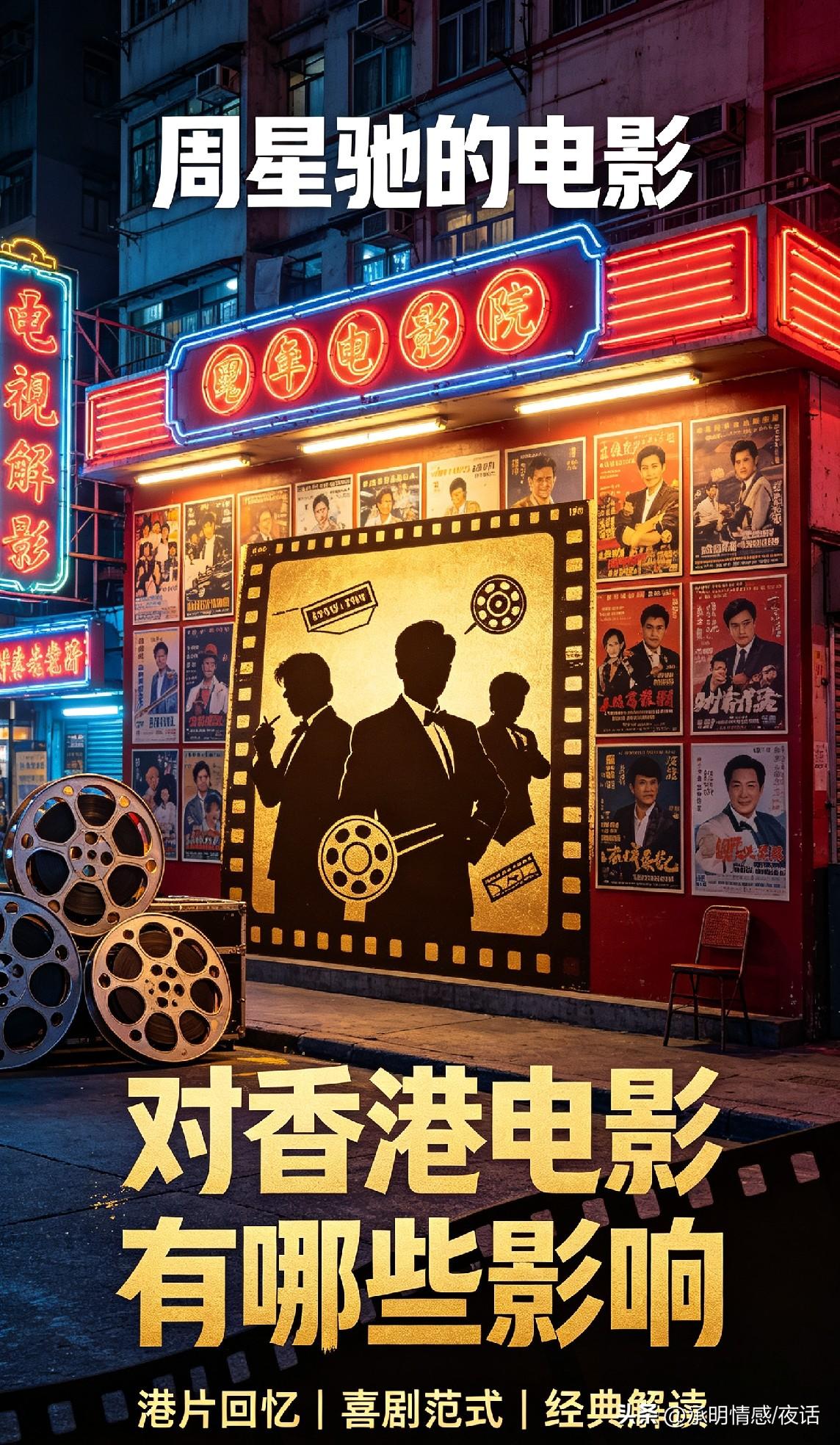 周星驰电影，深刻烙印香港影坛发展史
 
说起香港电影，绕不开周星驰的名字。无厘头