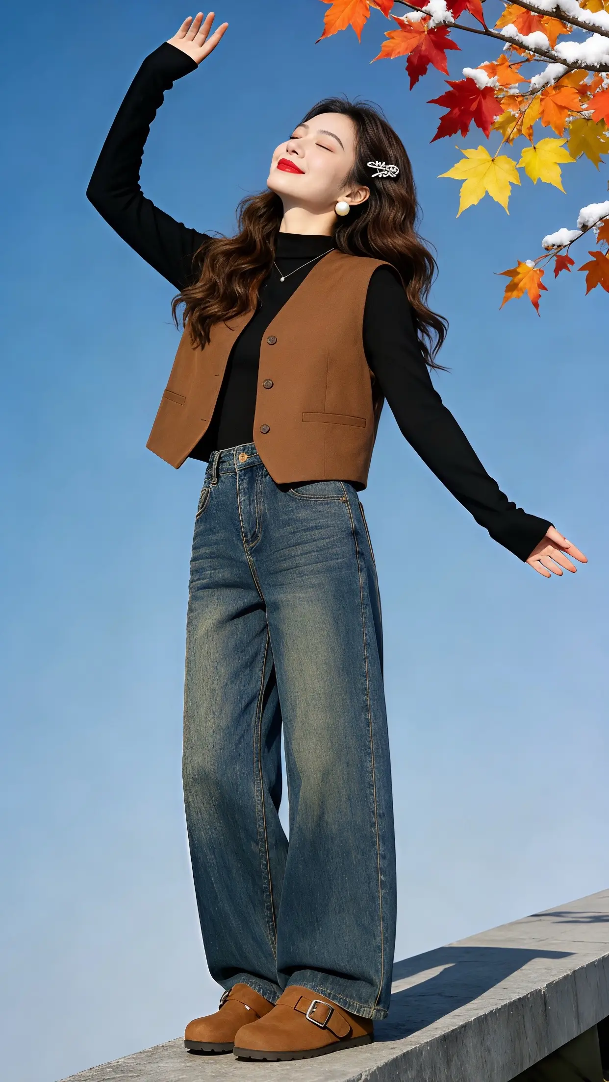 过年穿什么 显瘦穿搭 穿出自己的风格 又美又飒 秋冬新款