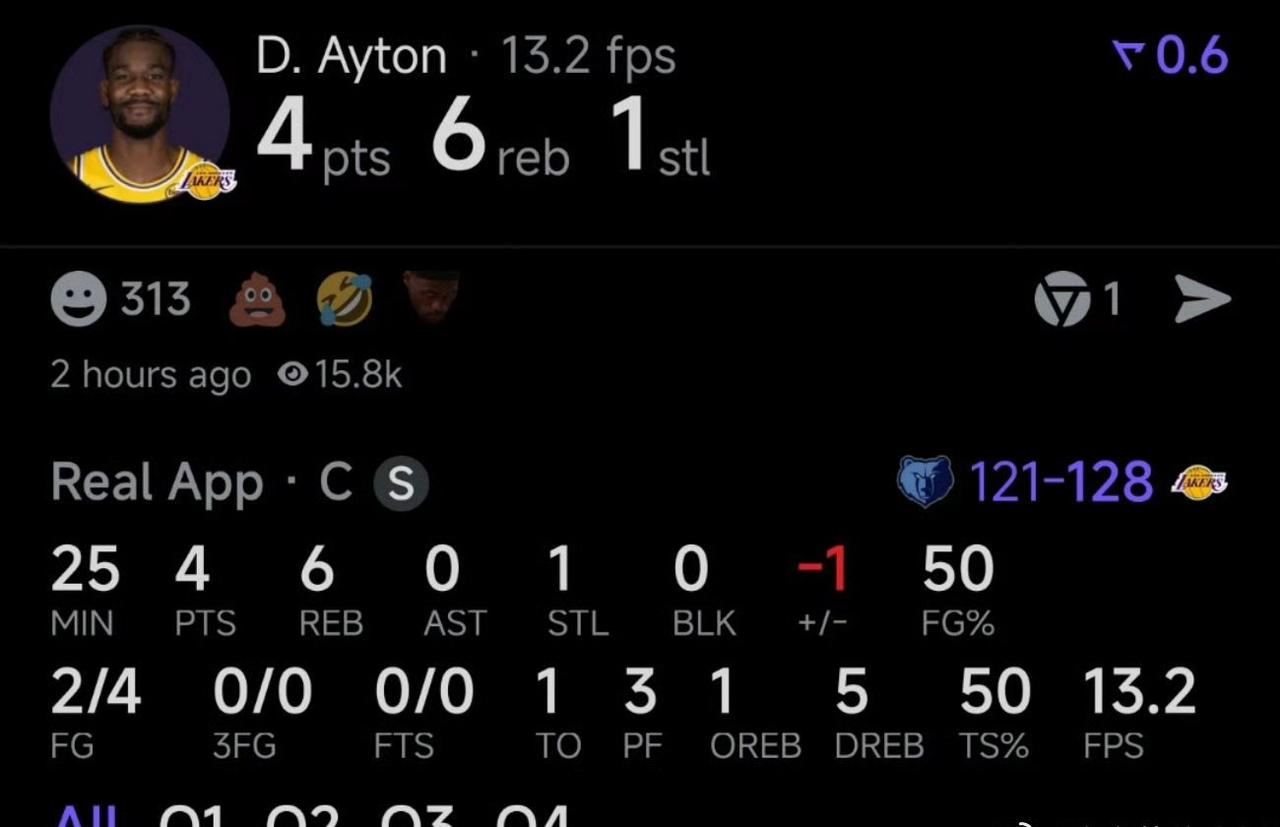 雷迪克也不完全是榆木脑袋！昨天对阵灰熊的关键时刻，他就弃用艾顿，将海斯留在场上。