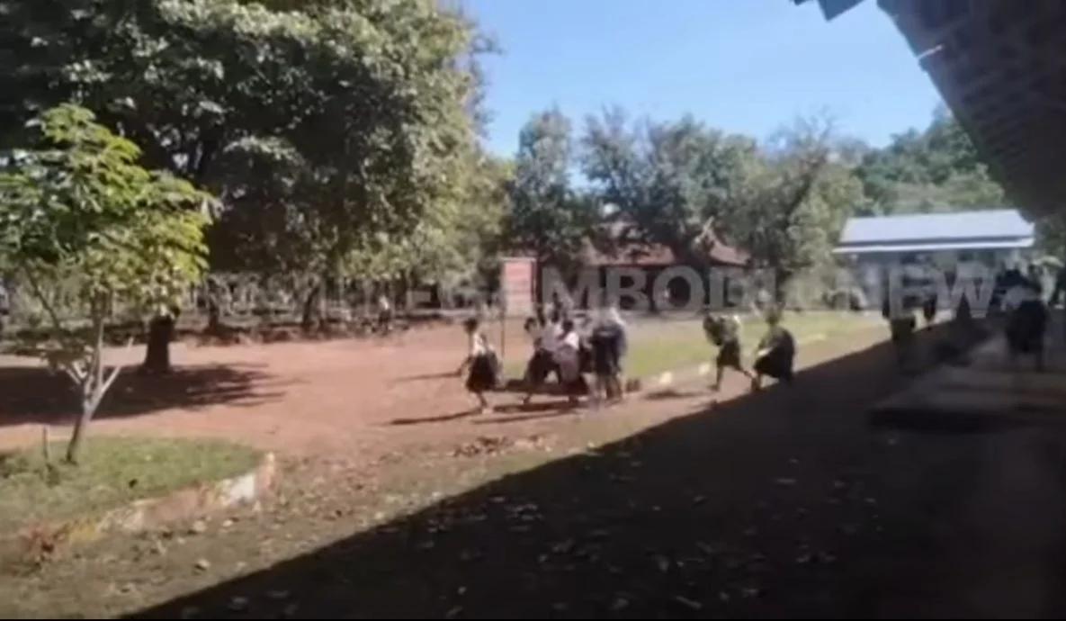 罪名打去了 社交媒体上流传的画面显示，柬埔寨暹粒省SreiSnam 区发生爆炸后