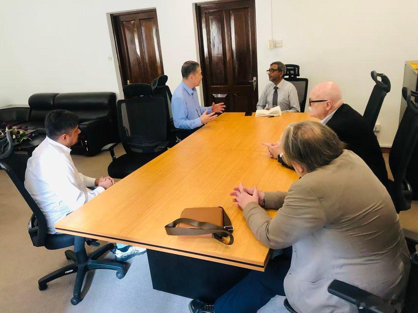 周晋峰会斯里兰卡可持续能源局局长世科院周晋峰院长一行今在Colombo会斯里兰卡