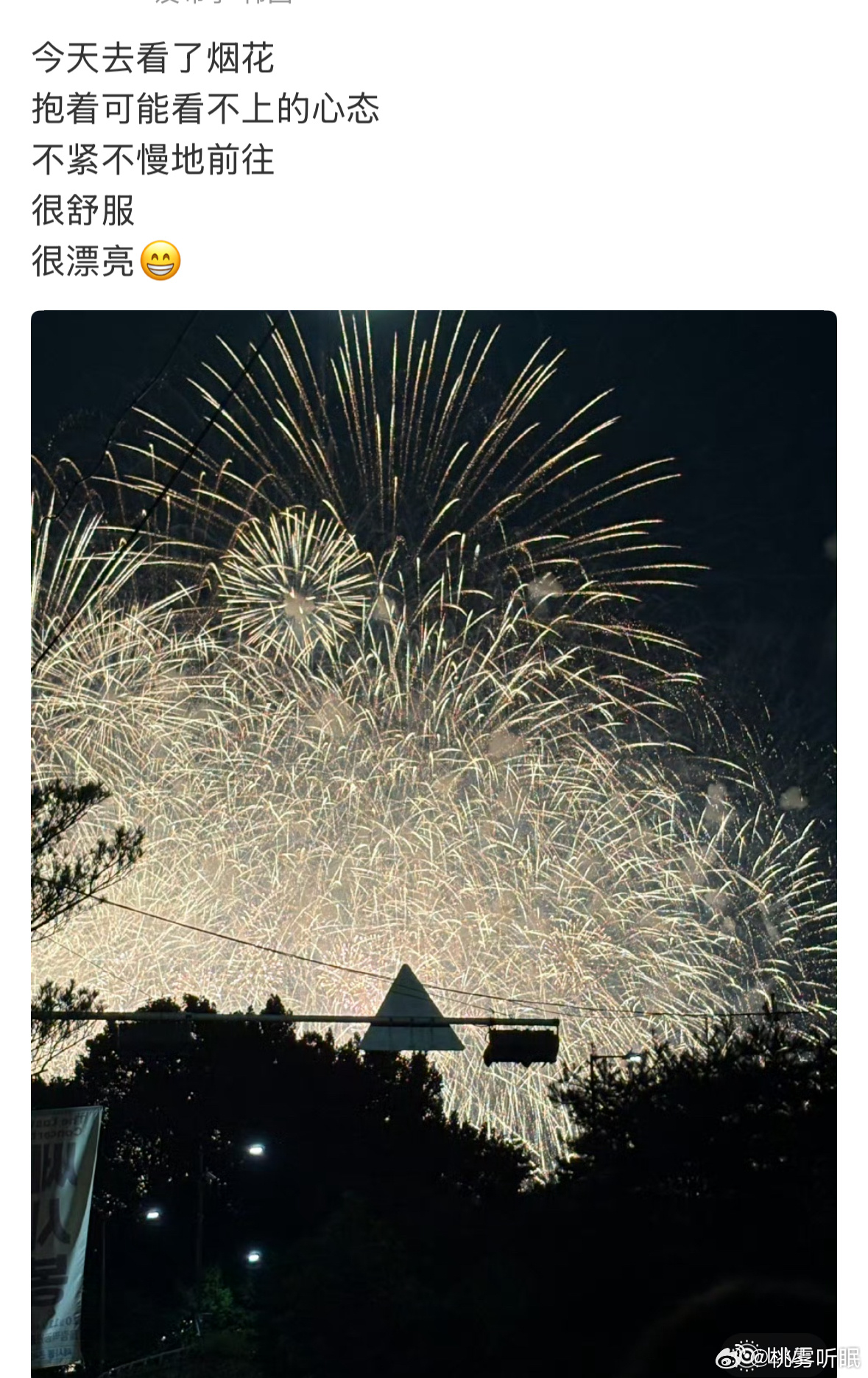 下一次去看烟花会是和身边的人去迪士尼看吗 