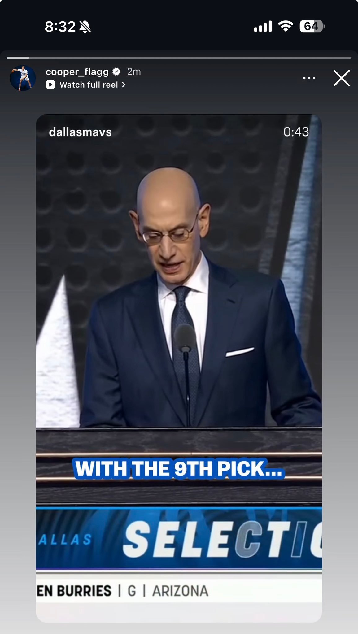 小旗ins分享mjj被选中过程，欢迎👏2026nba选秀