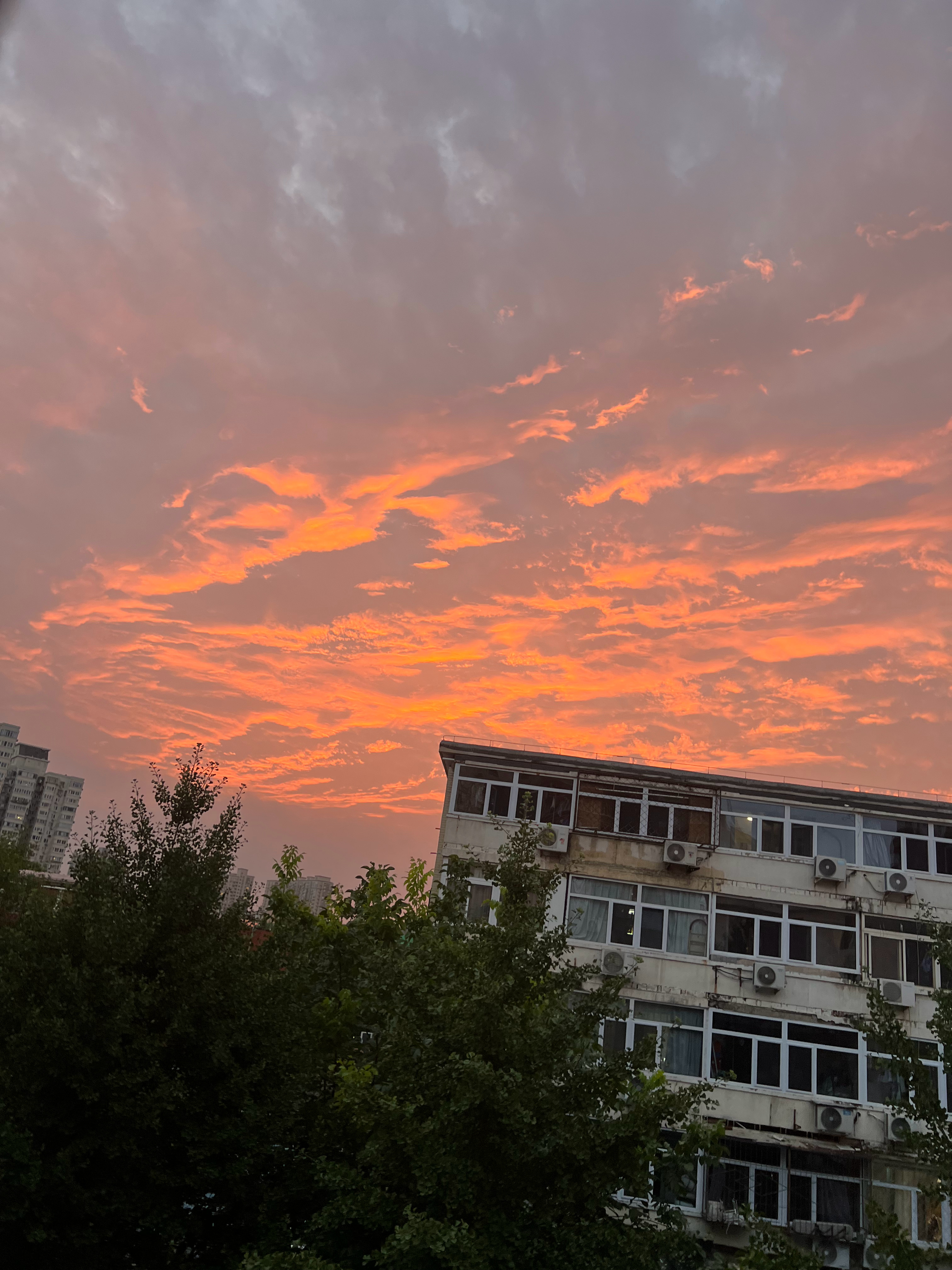 北京的晚霞 肯定不止我一个人在拍 ​​​