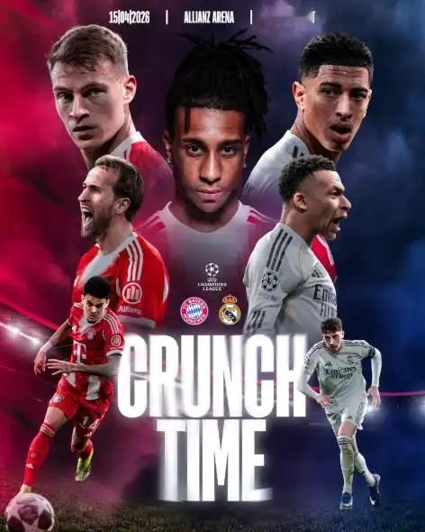 在拜仁和皇马次回合的海报中，拜仁并没有让维尼修斯出现，当时皇马球迷都希望维尼修斯