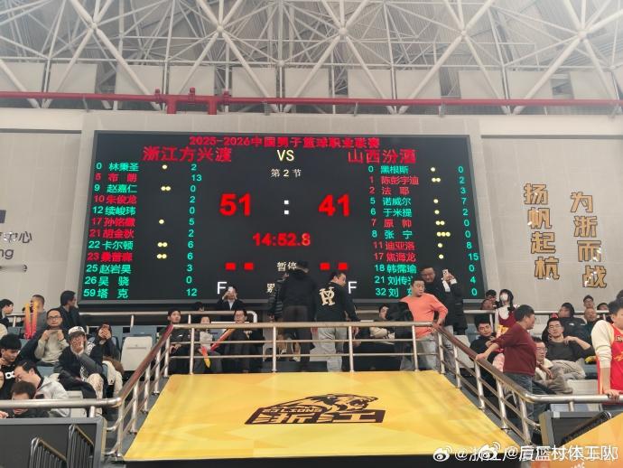 CBA新赛季揭幕战 广厦这个上半场甚至四个外援的得分输出就快赶上山西全队了，本土