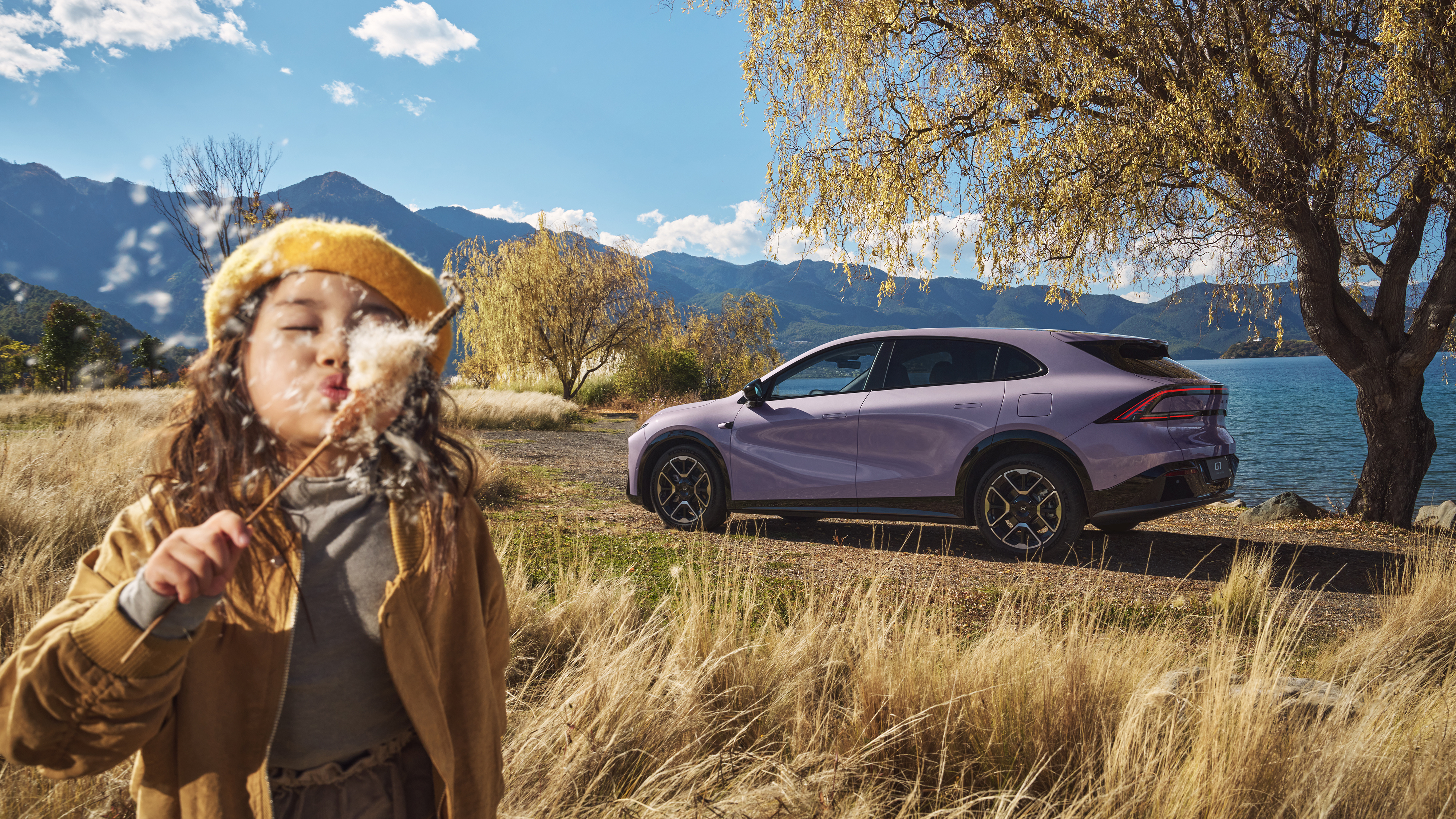 1704公里超长续航SUV小鹏G7来了纯电续航430公里！全新外观星暮紫！ 