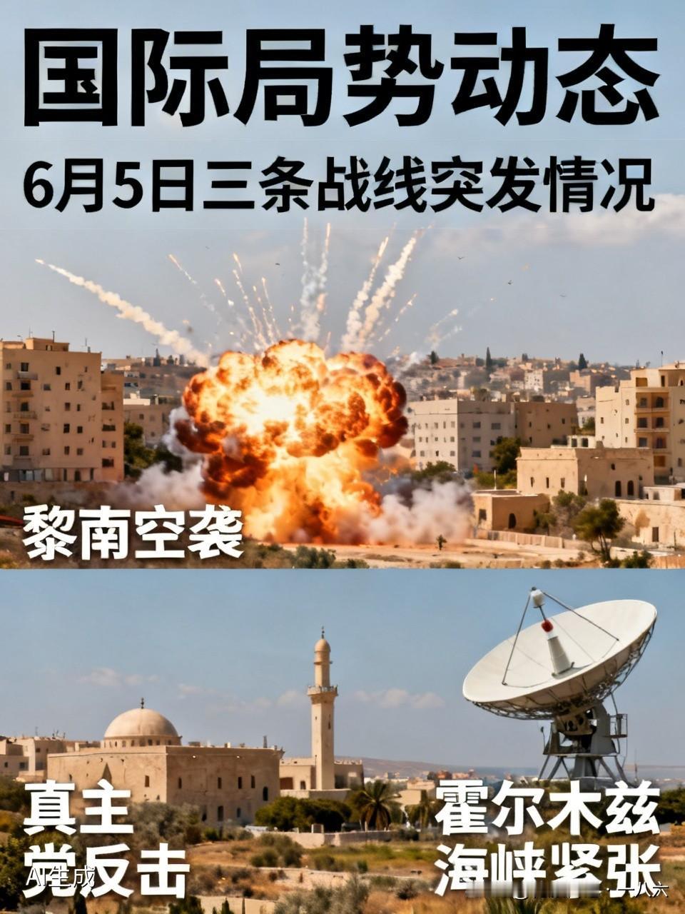 炮火三面开打却急着谈判！黎南被炸、海峡紧张，哈马斯连夜奔赴开罗
 
综合央视6日