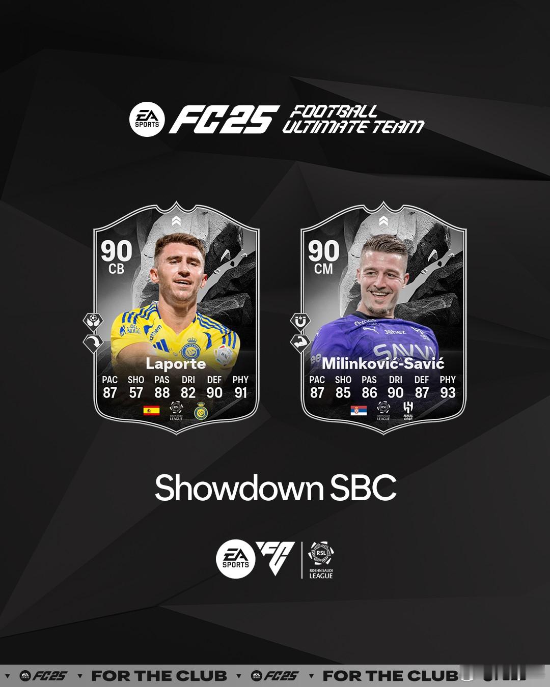 米林科维奇 & 拉波尔特的对决SBC已上线。FC25 ​​​