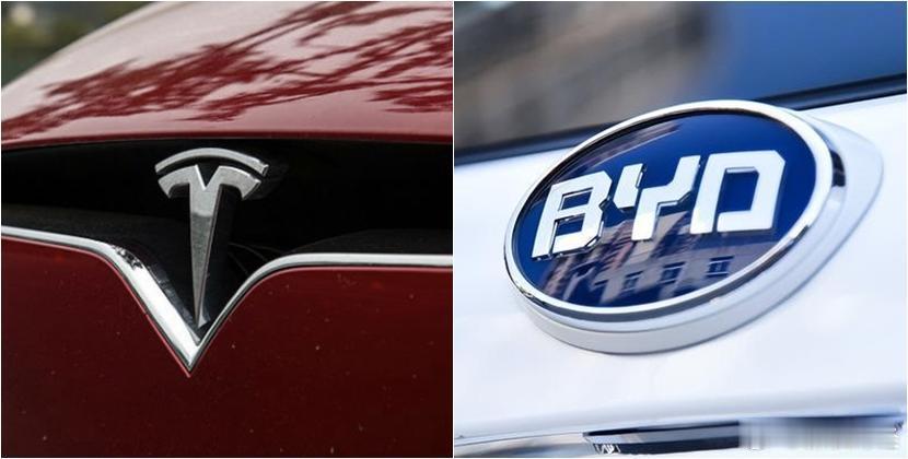 【比亚迪电动车年销量首超特斯拉】特斯拉年交付量同比降8.6% 美国电动汽车制造商