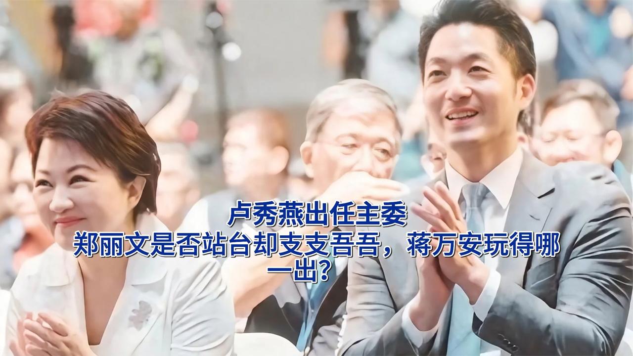 卢秀燕出任主委，郑丽文是否站台却支支吾吾，蒋万安玩得哪一出
