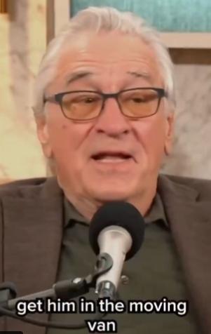 【罗伯特·德尼罗声称特朗普“永远不会离开”白宫 “我们必须让他离开……摆脱他取决