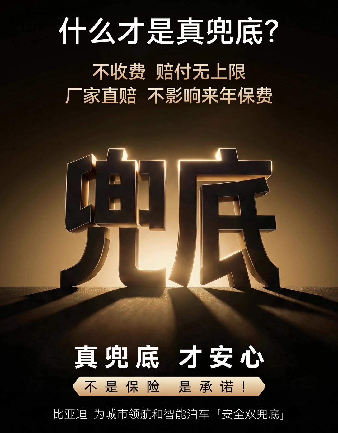 王传福的胆子不是一般大！不收费、赔付无上限、不影响来年保费，这就是比亚迪为用户的