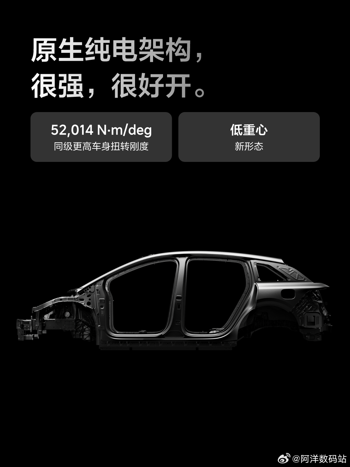 “新形态五座SUV”理想i6底盘信息已公布。 ●理想i6搭配原生纯电架构，同级更