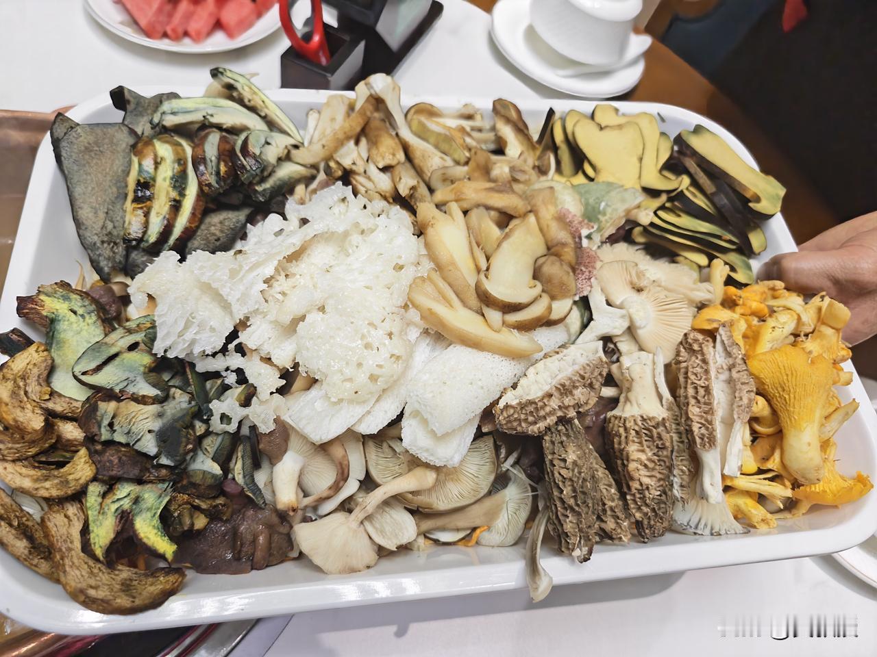菌子火锅🍲吃上了
真好吃
吃见手青有什么讲究？