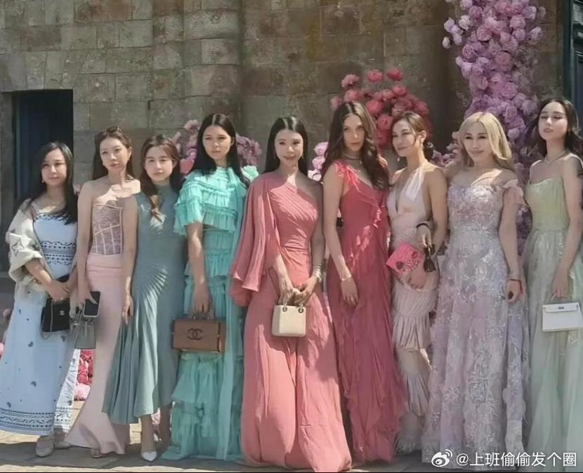 奚梦瑶伴娘阵容网友扒出国际超模奚梦瑶婚礼的伴娘团阵容，泰国正大集团，东南亚顶级豪