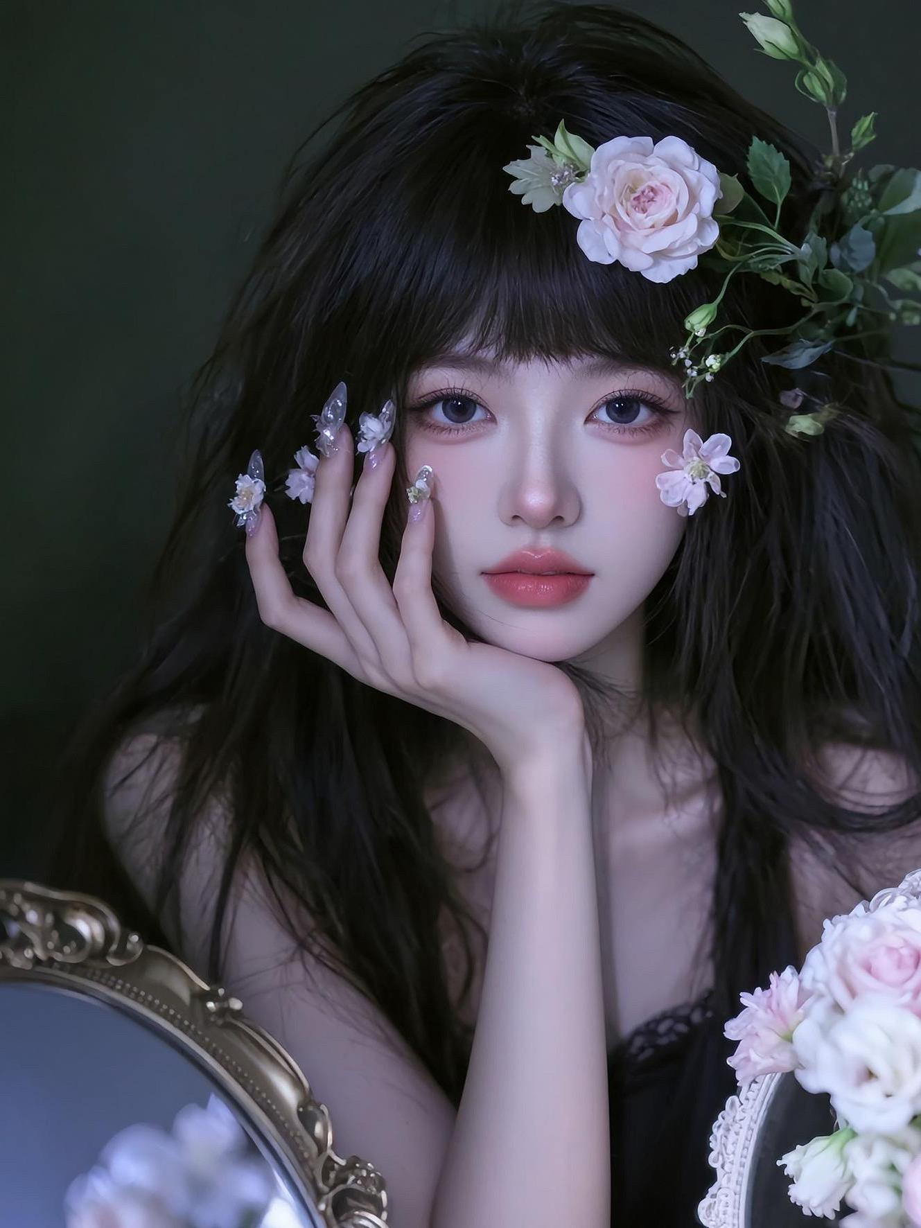 用AI创作，打造属于你的专属花灵写真！