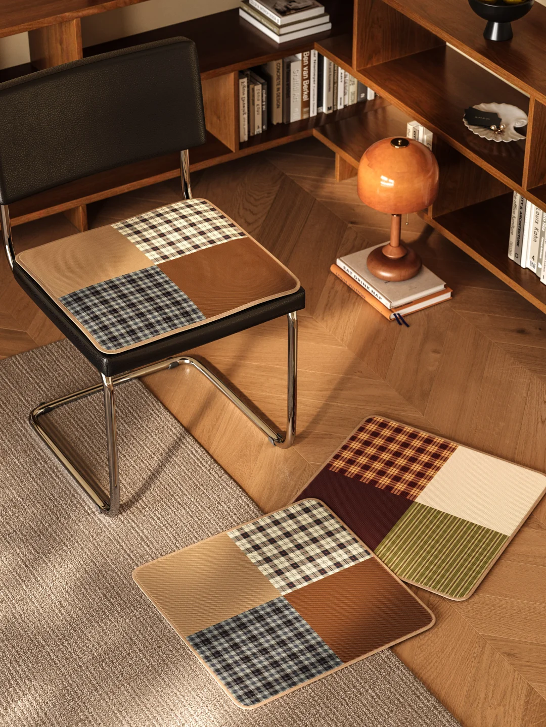 夏季冰丝椅垫限时返场🔴中古拼布风好时髦！