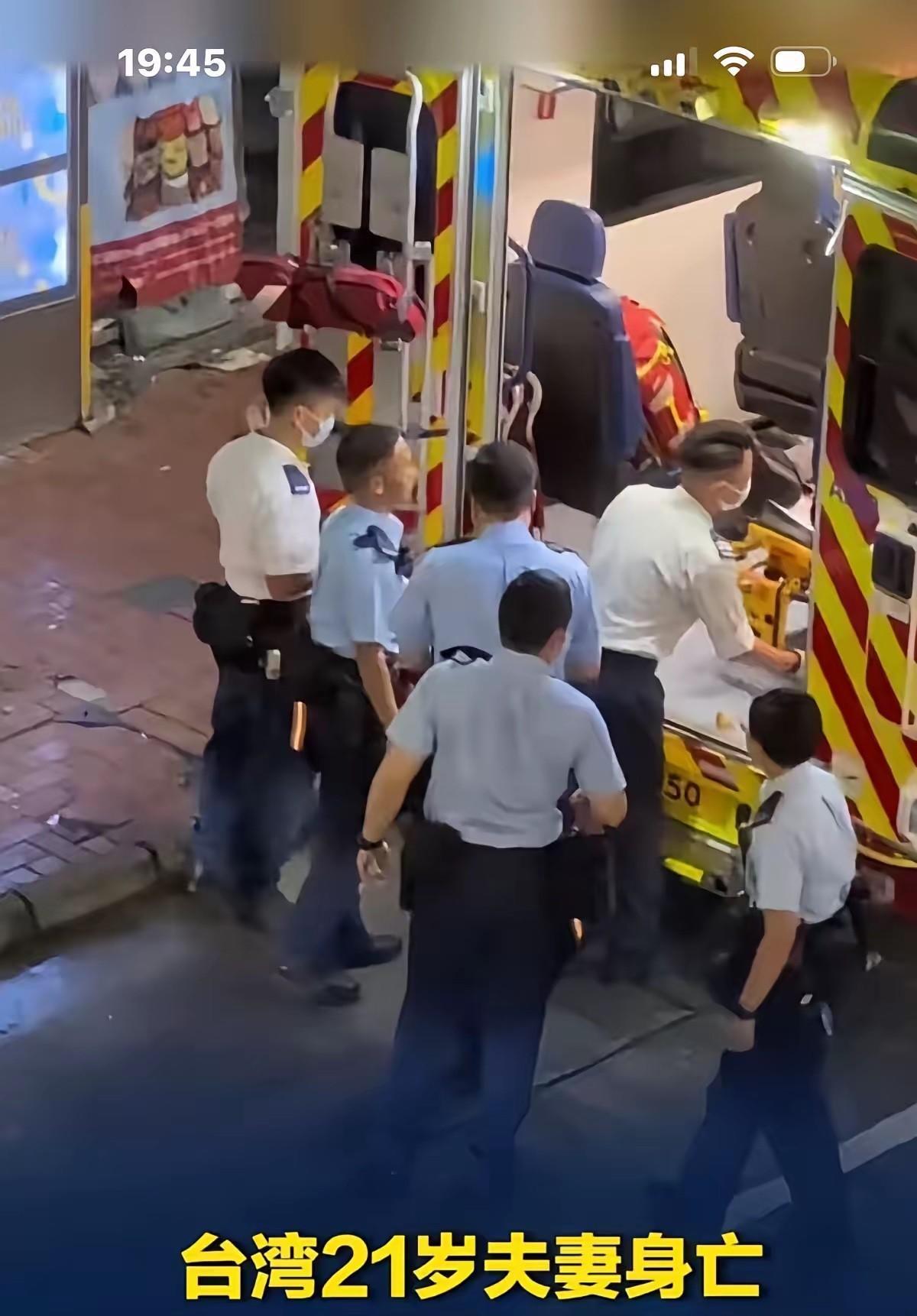 5月21日，台中发现这对年轻夫妻时，两人陈尸床上，4个月大的女婴滚落床下，独自撑
