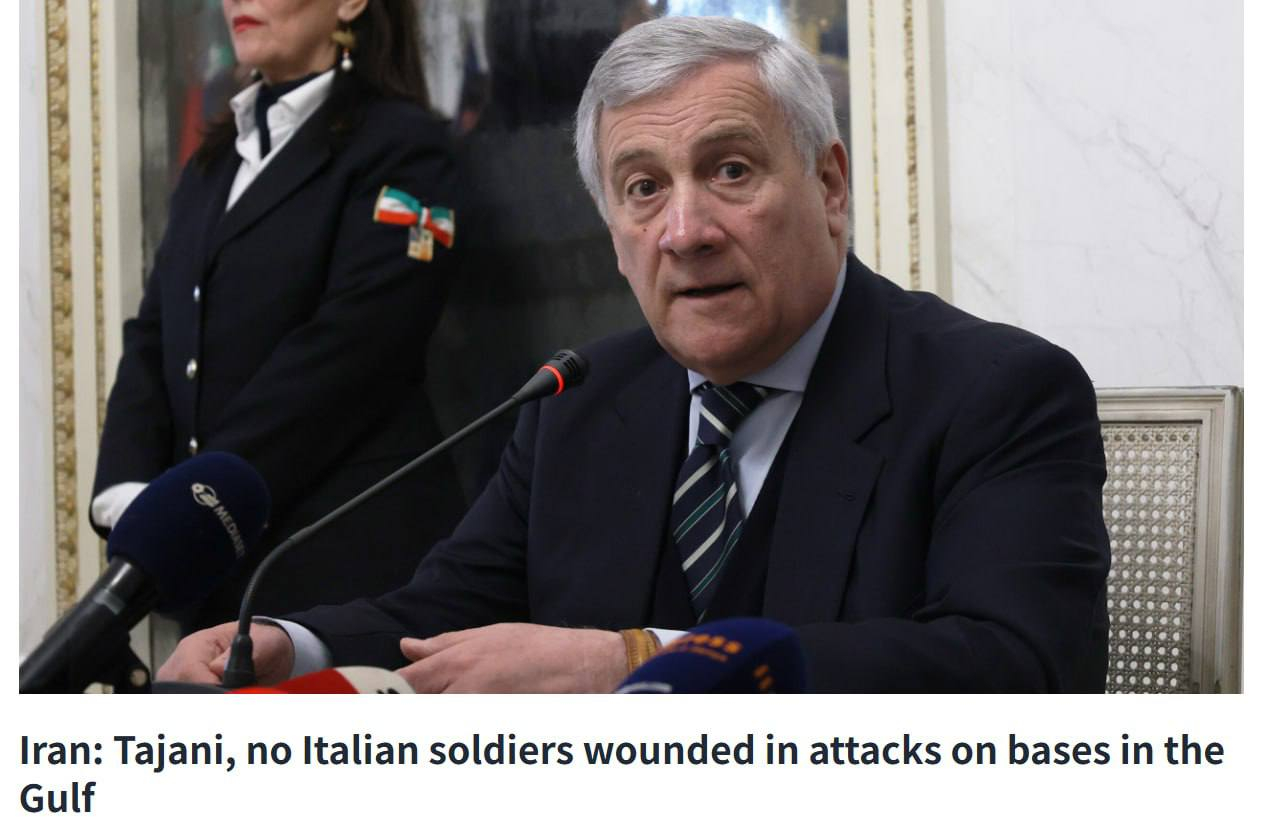 意大利证实，伊朗对科威特一处军事基地发动了导弹袭击。意大利外交部长塔亚尼表示，此
