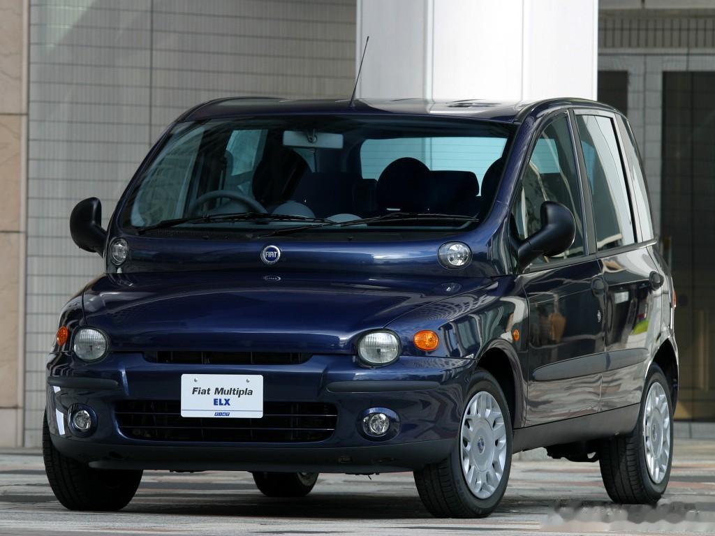 2003款日规菲亚特Multipla，初代末期型号。这货对日本消费者来说也属于欧