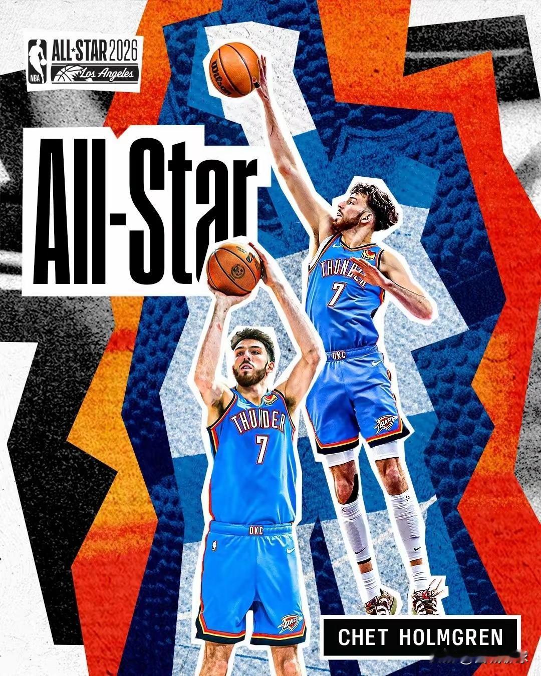 切特·霍姆格伦终于登上全明星周末的舞台[比心]