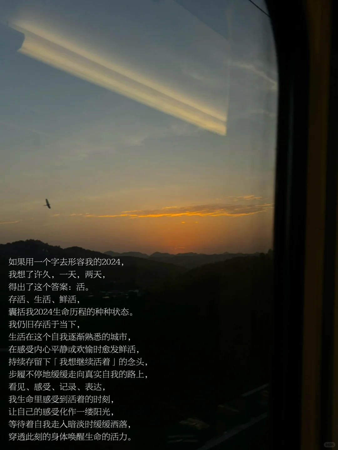 真实的活着，流失一些眼泪，收获身体的喜悦。