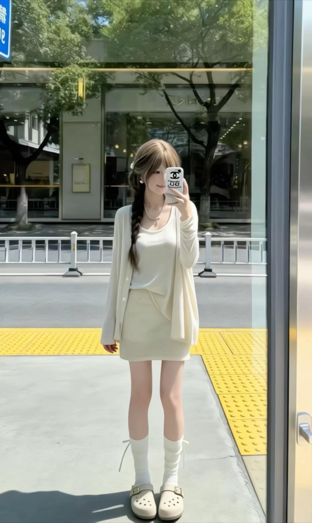 想看看你的春日look 慵懒风穿搭 韩系穿搭 走拍女孩 遮肉显瘦遮肉减龄