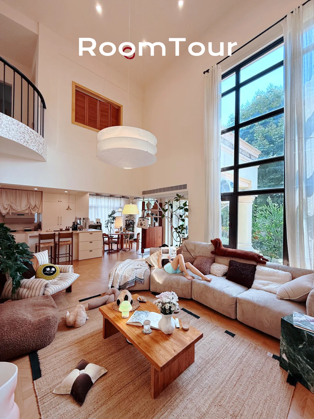 33岁✨｜花30w💰穷装的350m²郊区别墅🏡