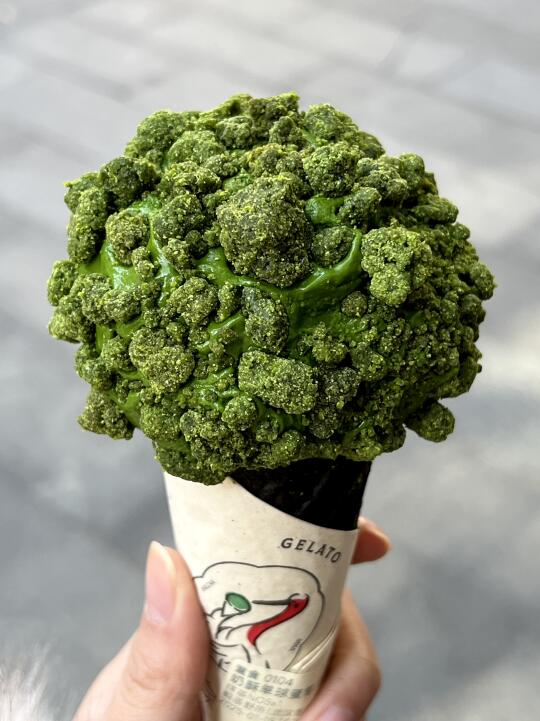 武汉天地这个抹茶gelato好吃晕了！！