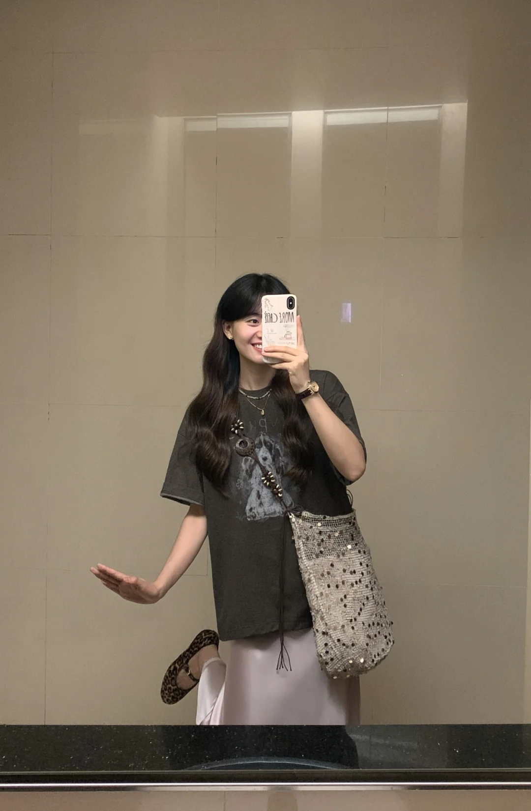 🩷🤎粉棕配有点好看～是越看越喜欢的感觉！