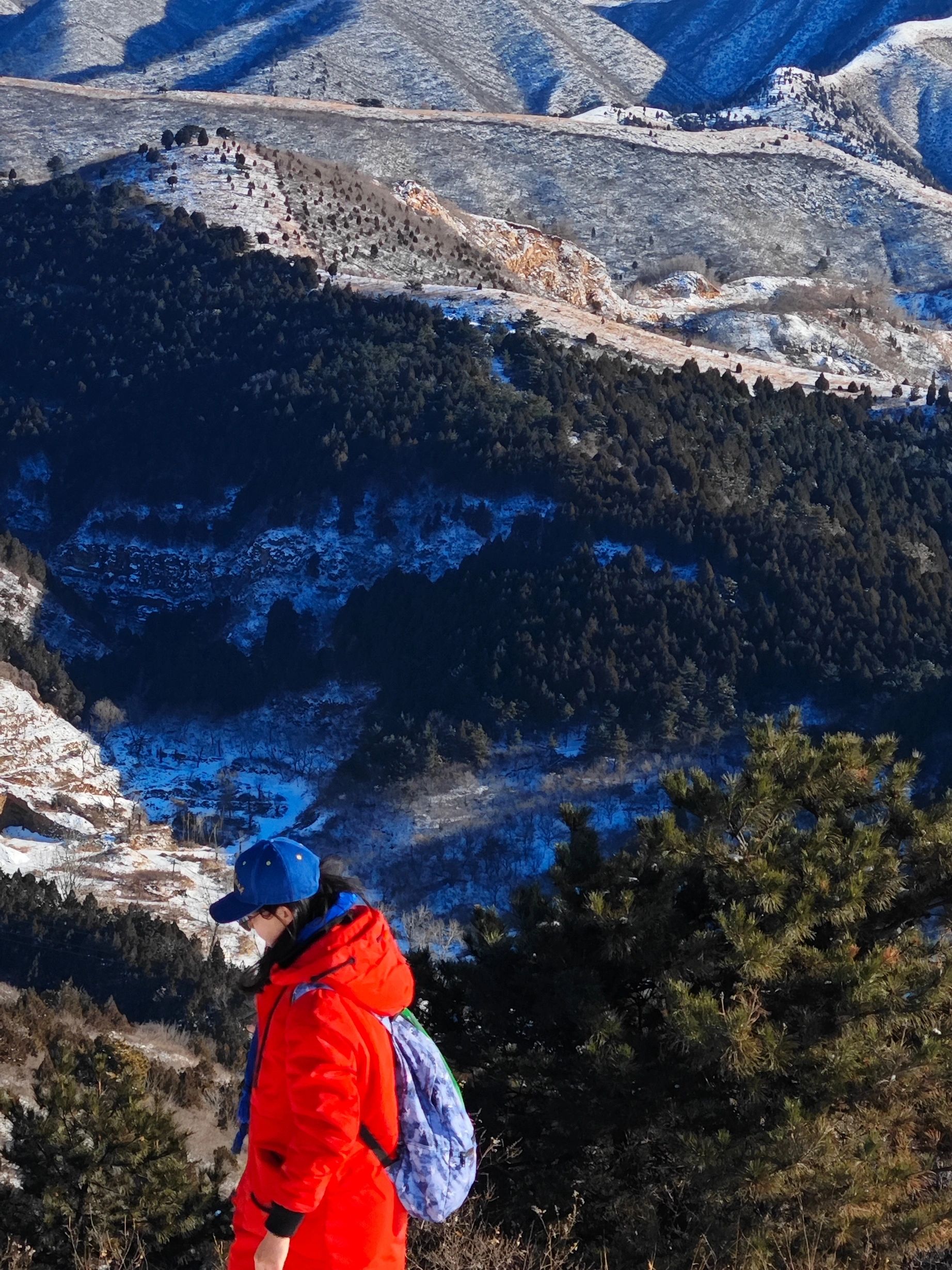 天津山里下雪了12月17日打卡蓟县狐狸峪❄️