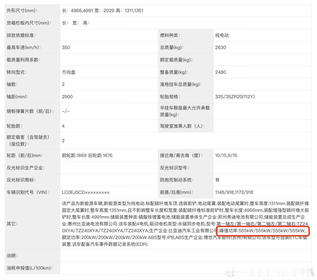 电机的出现让马力变得廉价，但这是不是有点太离谱了！？仰望U9新申报了一款4电机的