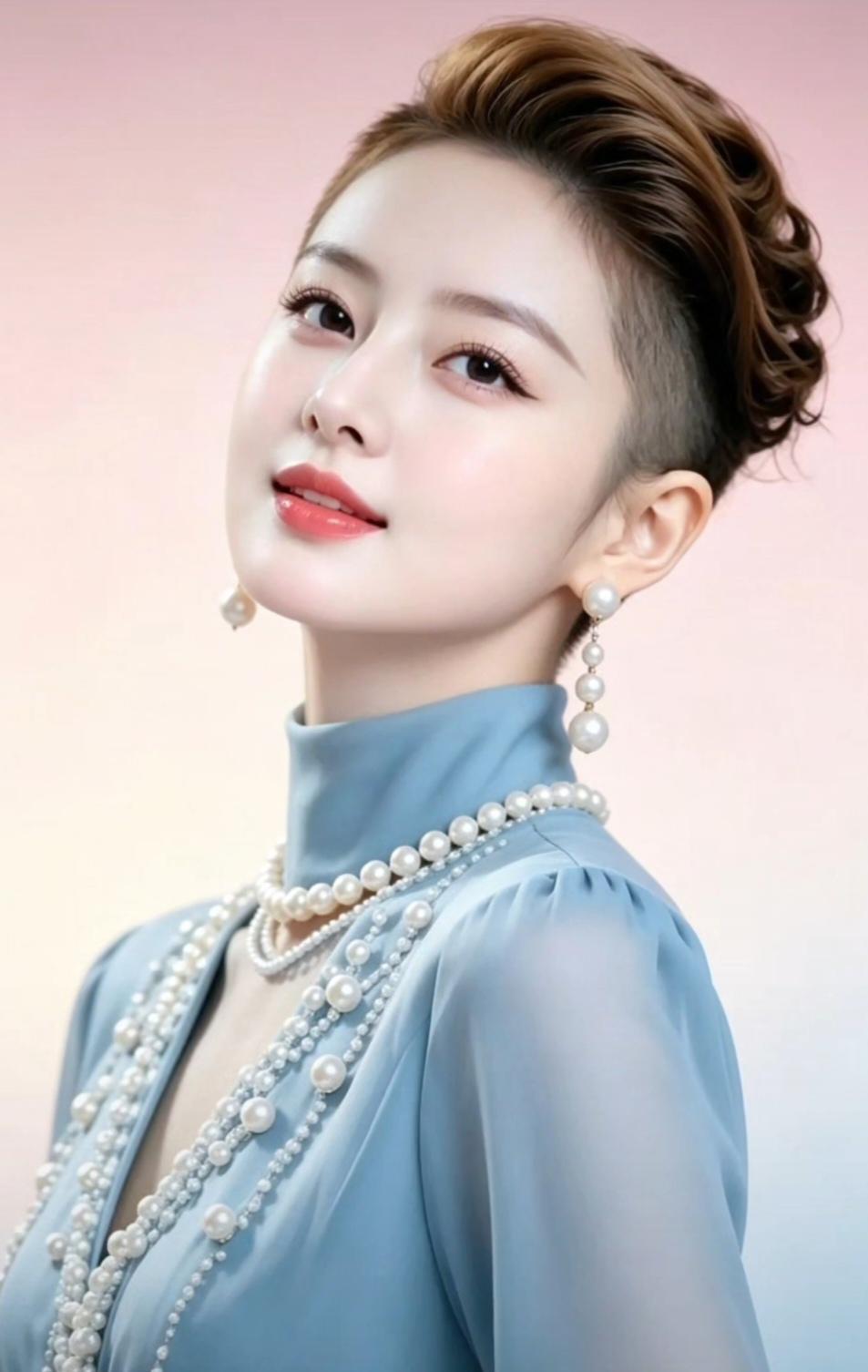 这位女士的装扮真精致！