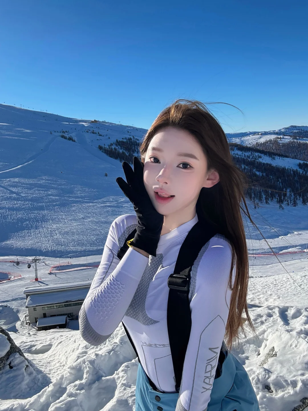 滑雪服ootd｜新疆可可托海开板时间到！🤍