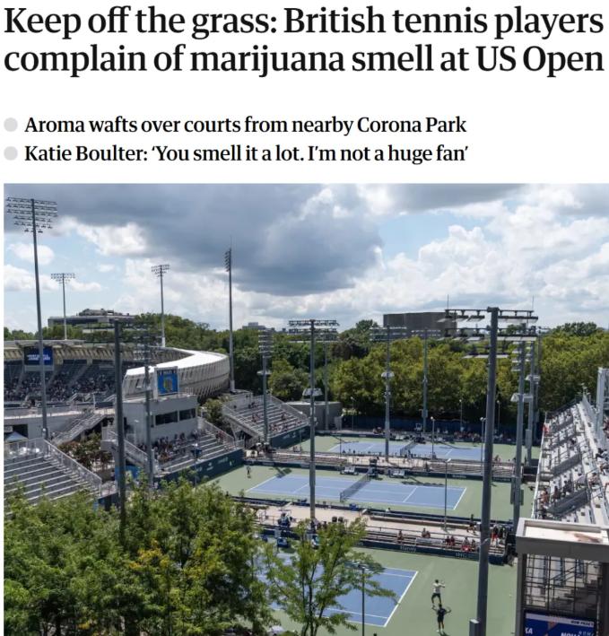 “这就是纽约”美网选手吐槽大麻味。4年了，花过亿奖金买掌声，却买不来一口干净空气