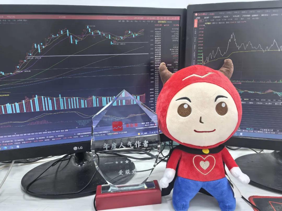 今天说一个喜事儿：
爱股君拿到了爱股票发的“年度人气作者”，在平台耕耘8年多了，