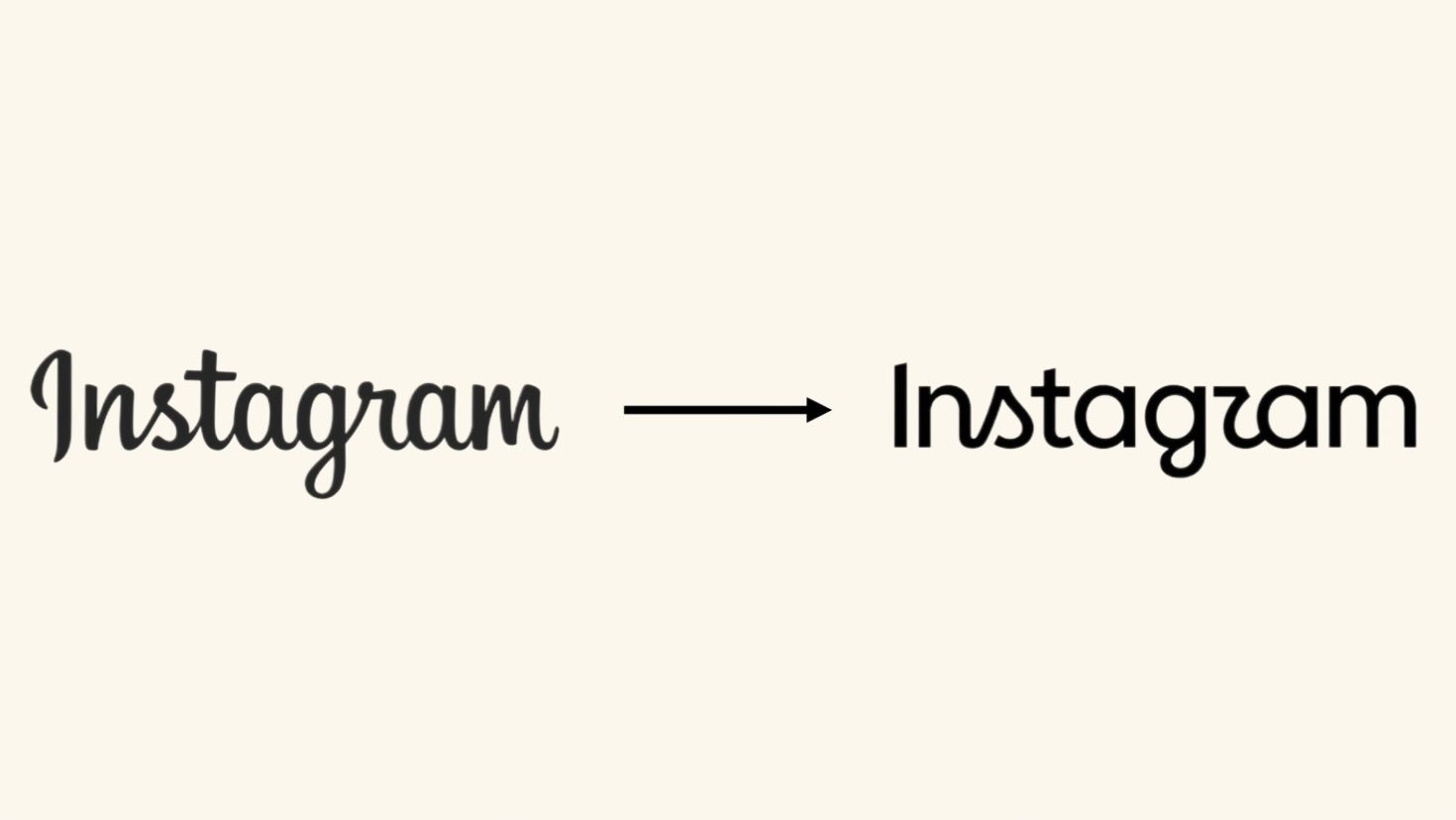 Instagram 公布全新字标 Logo，你喜欢之前or现在？ 