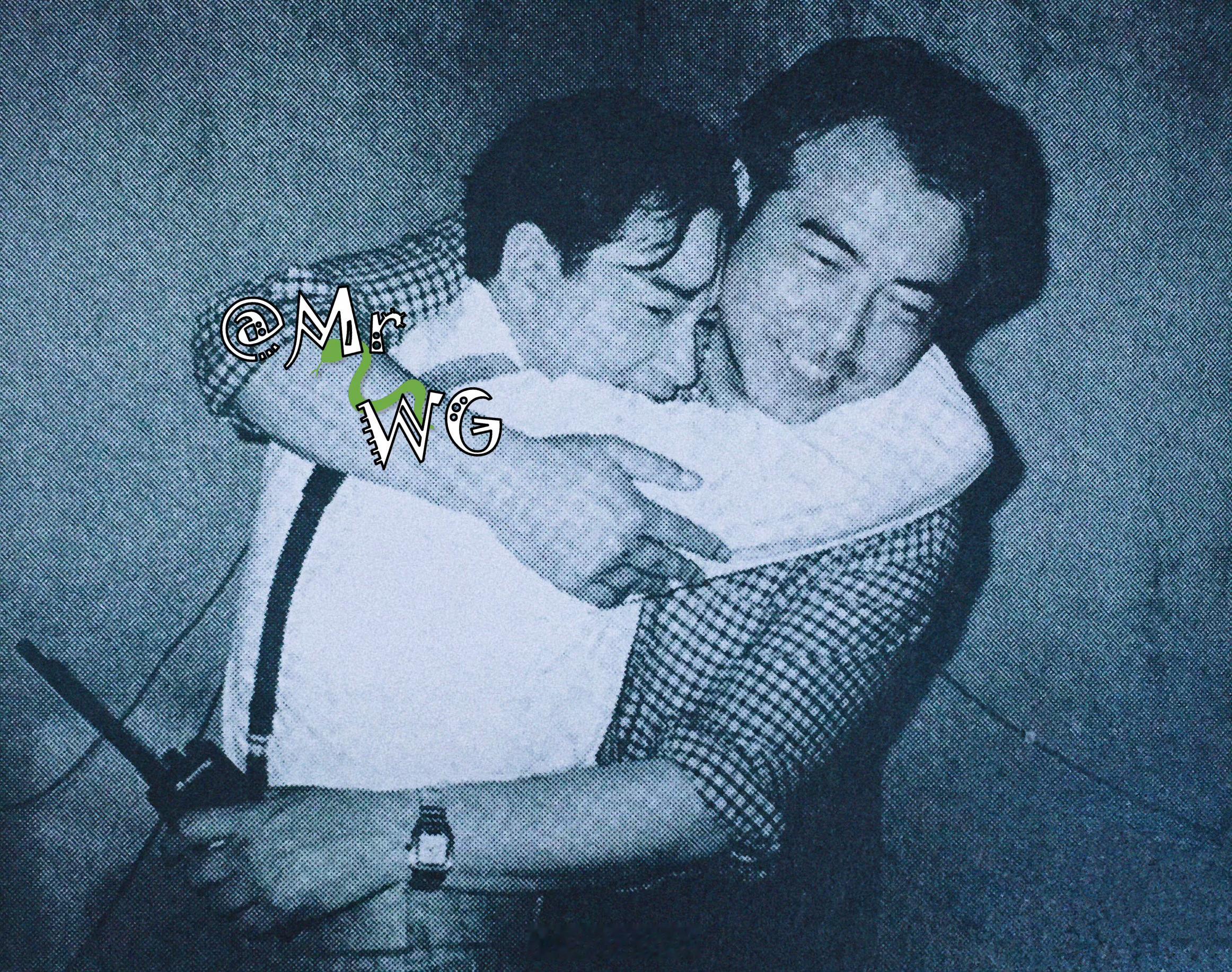 张国荣[超话]独家扫描 总想，也有这样一个温暖的拥抱——拍摄【风月】时，张国荣张