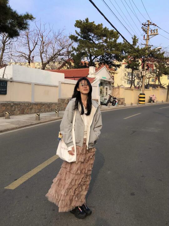 青岛街头真的好韩