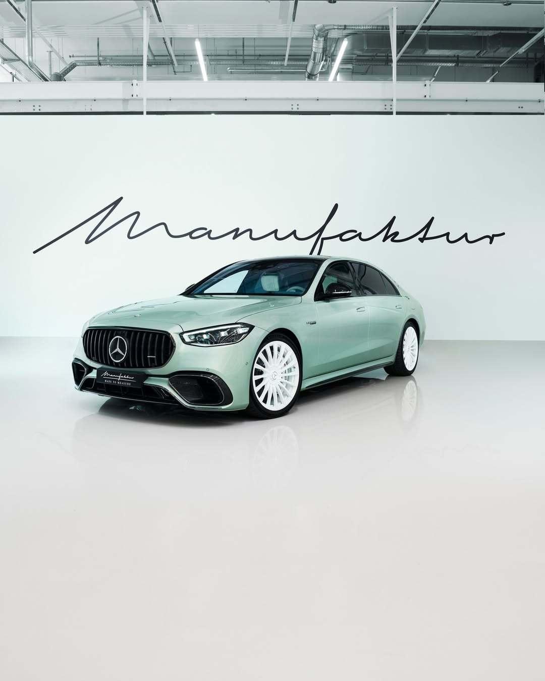 这台S63的定制品味太高了，买奔驰一定要Manufaktur 一下 