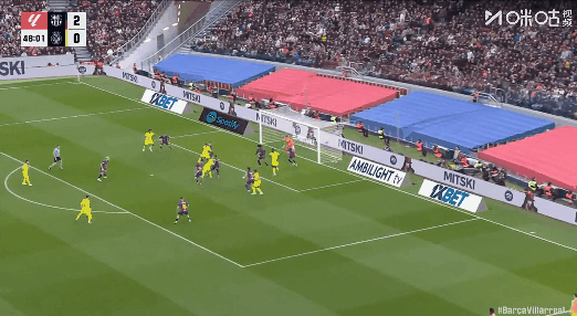 巴萨4比1比利亚雷亚尔西甲第26轮迎来焦点战，西甲领头羊巴萨坐镇主场迎战联赛排名