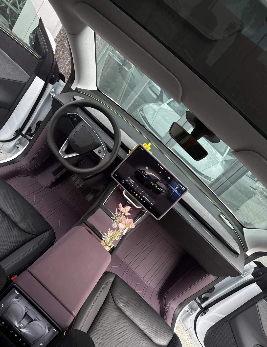 特斯拉的内饰果然精致啊💜💜💜